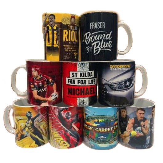 White Sublimated Mugs